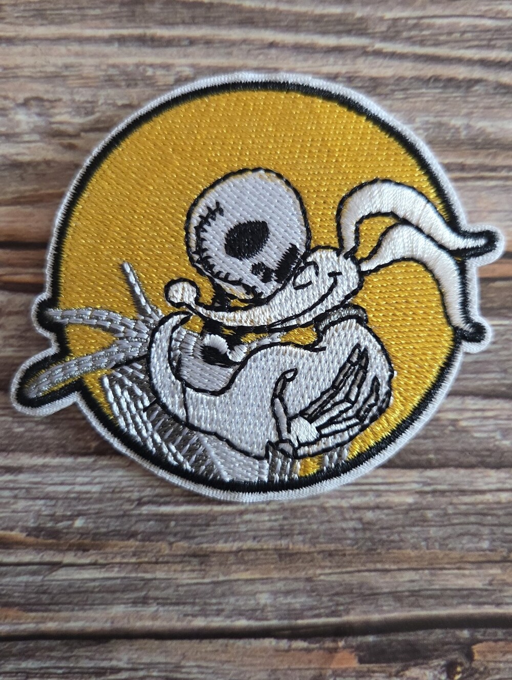 Nightmare Before Christmas Jack Skellington  Goth Halloween Iron On Patch